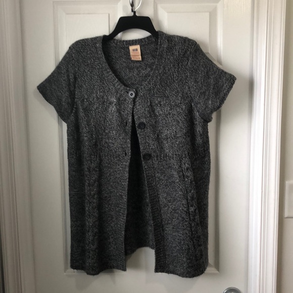 Short Sleeve Button Cottagecore Coastal Grandma Cardigan Women’s XL - Picture 1 of 2